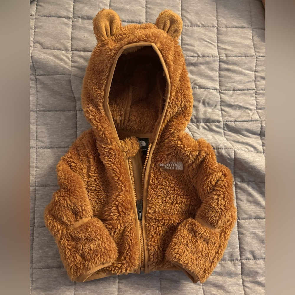 North face baby bear fleece jacket